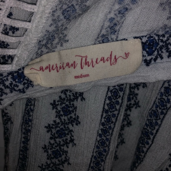 NWOT American Threads Two Piece Crop Top and Maxi Skirt Set - Picture 8 of 8